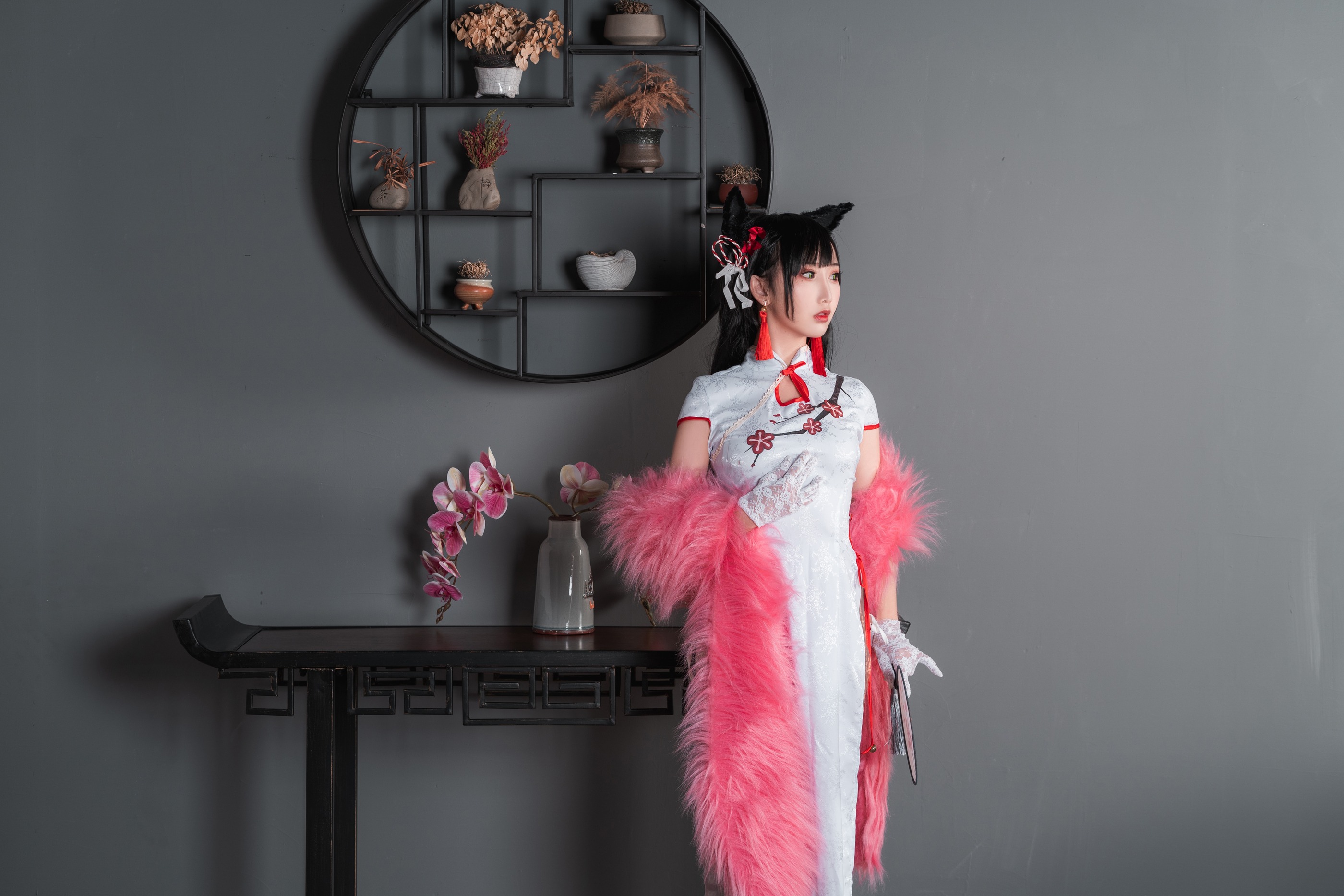 图片[1]-面饼仙儿 – NO.081 Coser面饼仙儿 旗袍爱宕 [25P]-XikXak